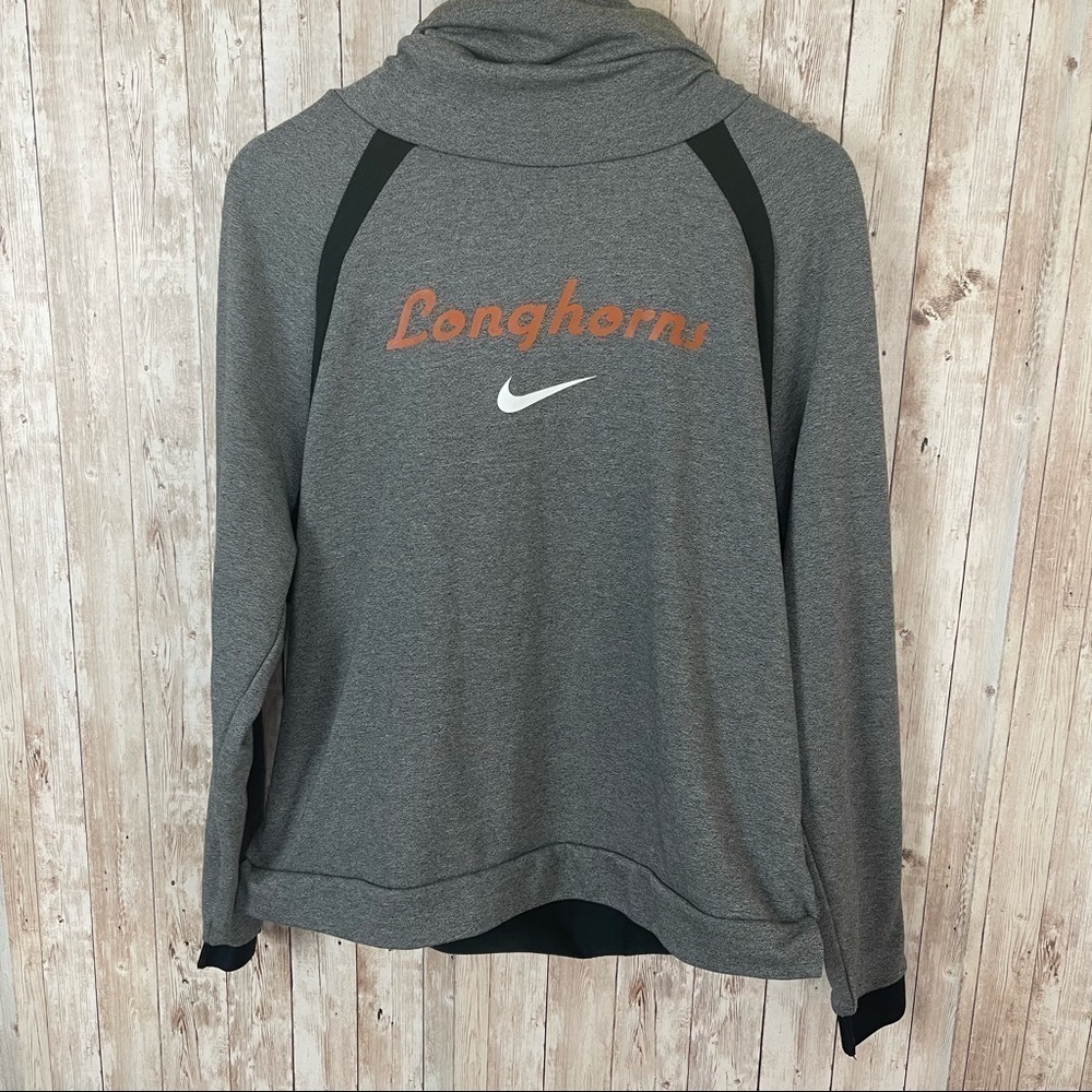 Women's Nike Heathered Charcoal Texas Longhorns Performance Pullover Hoodie XL